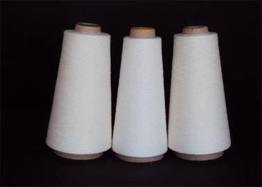 Chine Le noyau 100% de polyester a tourné écologique blanc de catégorie du fil 30S aa/teint cru fournisseur