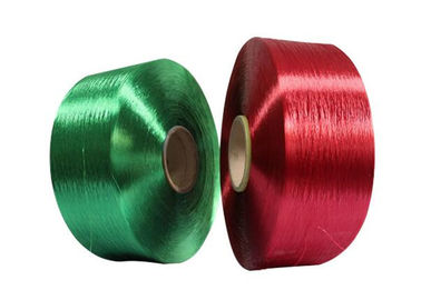 Chine Le dopant de FDY a teint les fils de polyesters 50D/24F, fil de filament de polyester pour le tissage de tricotage fournisseur
