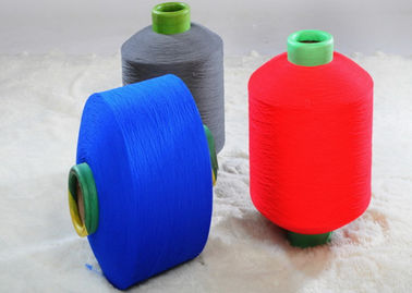 Chine Fil de tissage/de tricotage du polyester DTY 150D/48F, dopant de fil texturisé par polyester a teint la couleur fournisseur