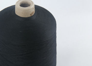 Chine Le polyester 100% noir de Ne 32s de couleur a tourné le fil 32/2 pour des chaussettes Kintting fournisseur