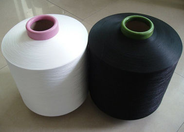 Chine Le polyester ignifuge de tissage d'utilisation a texturisé le fil 150D/48F cru et noir fournisseur