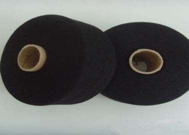Chine 100% gants 2/20S noirs de tricotage de fil de coton emploient le fil tourné par anneau fournisseur