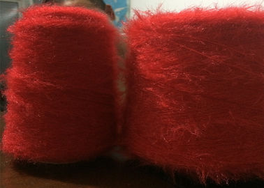 Chine Fil à tricoter de fantaisie teint et cru 7S/2 de plume blanche avec le matériel de nylon de 100% fournisseur
