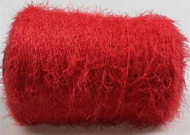 Chine Fil à tricoter de fantaisie 7S de plume en nylon molle coloré pour des vêtements, aperçu gratuit fournisseur