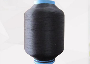 Chine Le blanc cru ou le dopant de 100% a teint le fil texturisé par polyester 75D 100D pour le tissage fournisseur