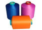 Les fils de polyesters teints lumineux écologiques, polyester ont donné au fil une consistance rugueuse 250D/96F fournisseur