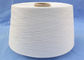 100% le fil tourné par polyester blanc cru de Vierge, polyester a tourné le fil avec la matière première fournisseur