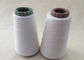Pelez le fil acrylique blanc mou amical 28S/2 de cône pour tisser sur le noyau de papier fournisseur