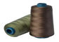 La ténacité élevée a tourné le fil 40/2 de fil de polyester teint sur le tissage de ConeFor fournisseur
