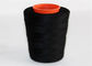 Ténacité élevée tournée par noir réutilisée de fils de polyesters pour le tissu ou les vêtements de tricotage fournisseur