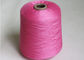 Le polyester rose d'anneau de Ne 20s de couleur de 100% a tourné le fil 21s pour des chaussettes de Kintting fournisseur