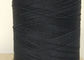 Fil à tricoter de fantaisie de couleur noire, fil 1300 en nylon de PA6 Dtex BCF pour des tapis fournisseur