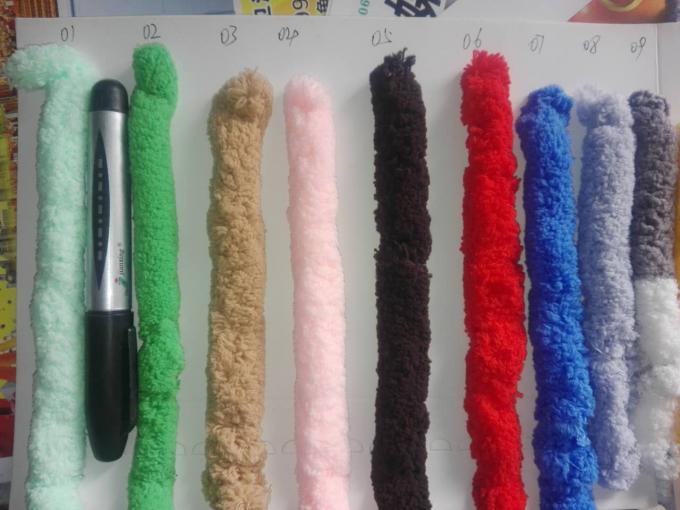 Fil épais dérangé d'écharpe de la fantaisie 7S/1 pour DIY tricotant, matériel d'acrylique de 100%