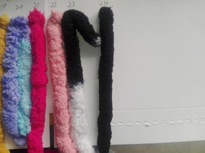 Fil épais dérangé d'écharpe de la fantaisie 7S/1 pour DIY tricotant, matériel d'acrylique de 100%