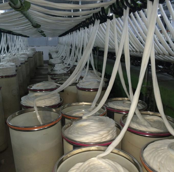 Fils de coton purs peignés teints, CVC fil de cône de coton pour les gants de tricotage