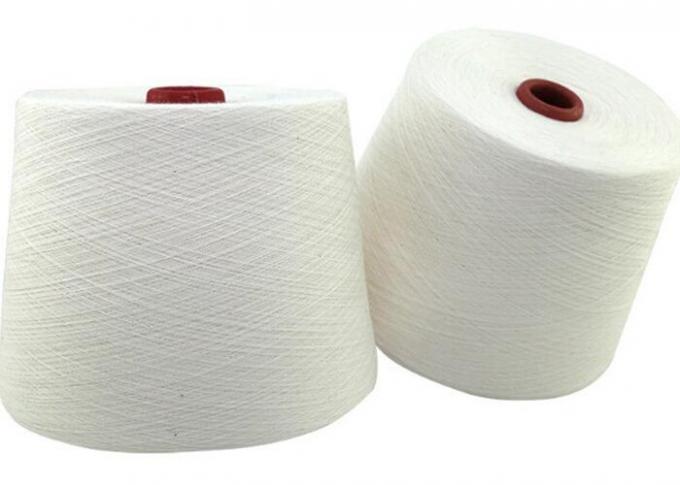 Fils de coton purs peignés teints, CVC fil de cône de coton pour les gants de tricotage