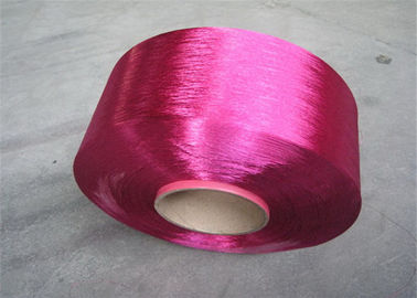 Chine Le fil de POY du polyester 100D/36F a teint pour les chaussettes/le fil de couture de tricotage fournisseur