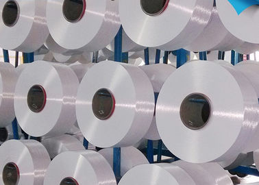 Chine 100DD/144F fil blanc cru du polyester FDY, fil de filament de polyester pour le tricotage de tissu fournisseur