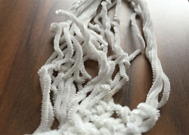 Chine Fil blanc de Chenille de polyester, fil à tricoter 5nm de fantaisie favorable à l'environnement fournisseur
