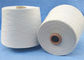 100% le fil tourné par polyester blanc cru de Vierge, polyester a tourné le fil avec la matière première fournisseur