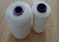 Le fil à tricoter 21S, le blanc 100 de polyester de vortex d'utilisation de tissu d'ouatine a tourné des fils de polyesters fournisseur