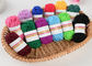 Fil acrylique assorti de crochet de la boule 100% de la couleur DIY pour tricoter à la main, ODM fournisseur