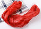 Ligne de pêche teinte par fil en nylon écologique de ténacité de couleur rouge 0.15mm haut à la main fournisseur